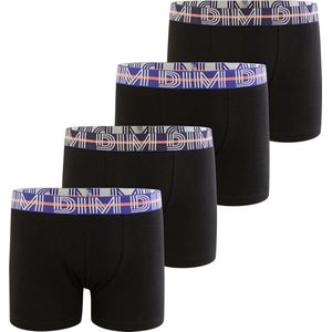 Dim Korte short - 4 Pack 0HZ Black - maat 110/116 (116) - Jongens Kinderen - Katoen/elastaan- 096S-0HZ-116
