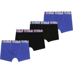 DIM - Boxershorts - Blauw - Zwart - Katoen - Set van 4