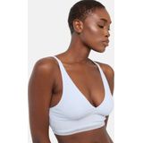 DIM - Cotton Lace - Crop-Top - Himmelblauw