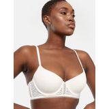 DIM - BH - Parelwit - Soft Cup - T-shirt - Met Beugel - Effen