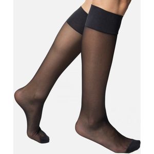 Dim - Ultra Resist - Pantykniekousen - Zwart - 20 Denier - Dubbele Verpakking