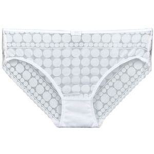 Slip Generous Limited Edition Dotty Lady DIM. Polyamide materiaal. Maten 38 FR - 36 EU. Wit kleur