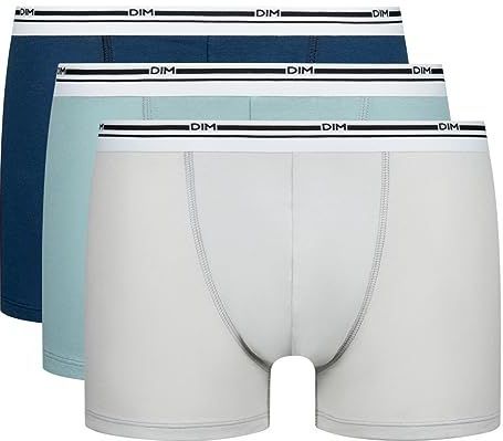 DIM - Classic Colors - Boxershorts - Blauw, Marine, Lichtblauw, Grijs - Katoen