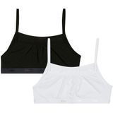 Dim - Les Pockets - Beha - Zwart/Wit - Stretch Katoen - 2 Stuks