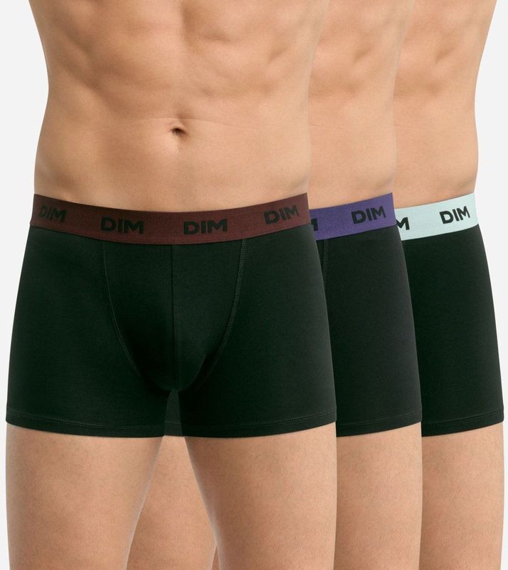 DIM - AD1005D - Boxershorts - Zwart - Katoen - Tripack