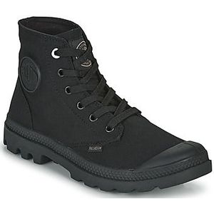 Palladium Pampa Monochroom, uniseks sneakers, zwart.