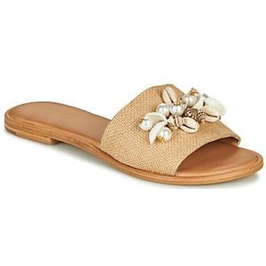 André  PENE  slippers  dames Beige