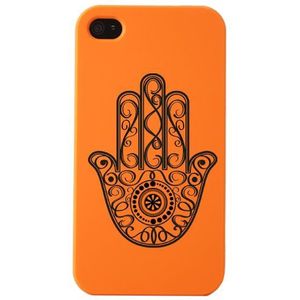Mocca Design CI4S55 beschermhoes voor iPhone 4 / 4S, rubber, oranje
