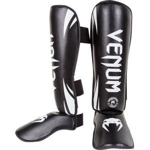 Venum Challenger Scheenbeschermers PU - Zwart - Wit - L