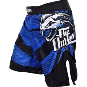 Venum MMA Fightshorts Dan Hardy Outlaw Blauw Zwart