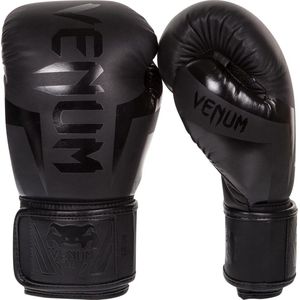 Venum Elite Bokshandschoenen Matte Black Zwart 14 oz