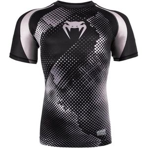 Venum Technical Rash Guard S/S Zwart Grijs - XL