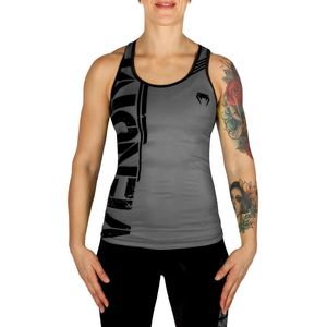 Venum Power Tank Top - Grey Black - Grijs - XS