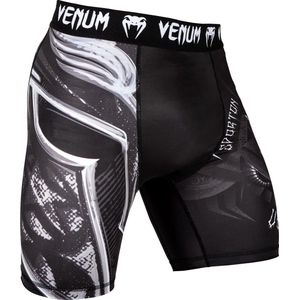 Venum - Gladiator 3.0 - Vale Tudo Shorts - Zwart/Wit - Compressietechnologie