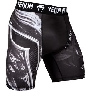 Venum - Gladiator 3.0 - Vale Tudo Shorts - Zwart/Wit - Compressietechnologie