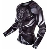 Venum - Gladiator 3.0 Rashguard - Lange Mouwen - Zwart - Polyester/Elastaan