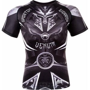 Venum - Gladiator 3.0 - Rashguard - Zwart Wit - Polyester