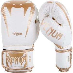 Venum Uniseks Giant 3.0 bokshandschoenen, wit/goud, 12 oz EU