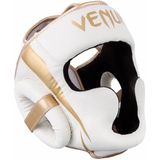 Venum Uniseks Elite hoofdbescherming, wit/goud
