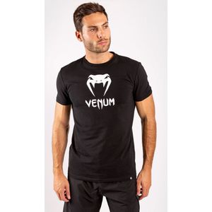 Venum - Classic - T-shirt - Zwart - 100% Katoen, Athletische Pasvorm