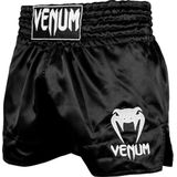 Venum - Classic Muay Thai Kickboks Broekjes - Zwart Wit - Polyester