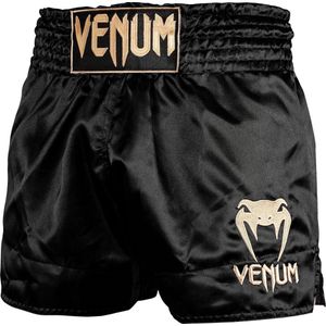 Venum - Classic - Kickboks Broekjes - Zwart/Goud - 100% Polyester