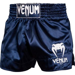 Venum Muay Thai Classic Kickboks Broekjes Blauw Maat Venum Kickboks Muay Thai Shorts: XS - Kids 7/8 Jaar | Jeans maat 26