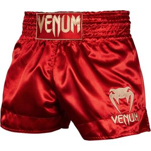 Venum Classic Muay Thai - Shorts - Bordeaux/Gold - S