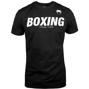 Venum Boxing VT T-Shirt - Katoen - Zwart met wit - XXL