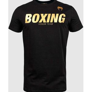 Venum Boxing VT T-Shirt - Zwart - Goud