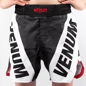 Venum Fightshorts Bandit Kinderen Zwart Grijs - Kids - 14 Jaar