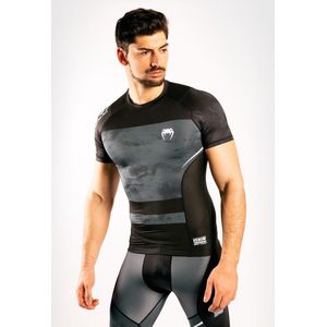 Venum SKY247 Rash Guard Korte Mouw Zwart Grijs - XL