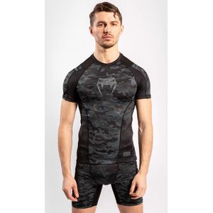Venum Defender Rash Guard S/S Dark Camo Heren - S