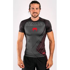 Venum Contender 5.0 Rashguards S/S Zwart Rood - S