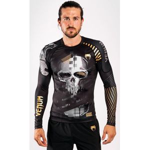 Venum SKULL Rash Guards L/S Zwart Goud Venum Nederland - S