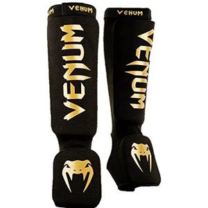 Venum Kontact scheenbeschermers en voeten, zwart/goud, XL