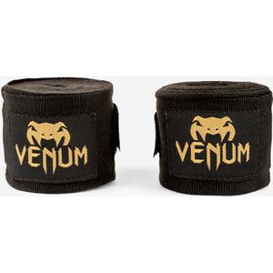 Venum - Kontact - Boksbandage - Zwart/Goud - Elastisch Katoen - Per Paar