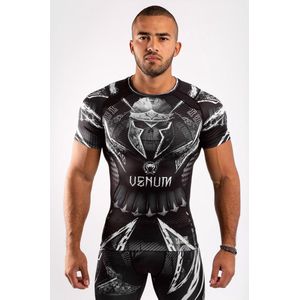 Venum GLDTR 4.0 Rash Guard Zwart Wit - XXL
