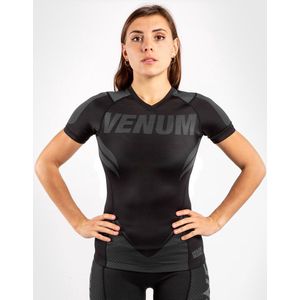 Venum ONE FC IMPACT Rashguard S/S Dames Zwart Zwart - L