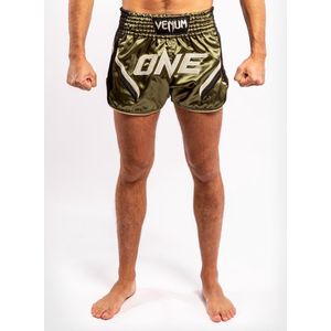 Venum ONE FC Impact Muay Thai Short Khaki Zwart - XS