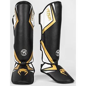 Venum Contender 2.0 Shin Guards - Black/White/Gold - L