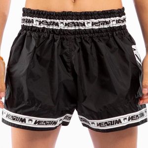 Venum PARACHUTE Muay Thai Kickboks Broekjes Zwart Wit - S
