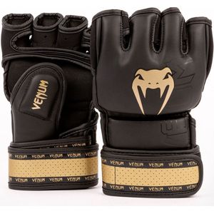Venum Uniseks Venum Impact 2.0 MMA-handschoenen, zwart/goud, M EU