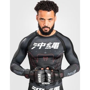 Venum OKINAWA 3.0 Rash Guard L/S Zwart Rood