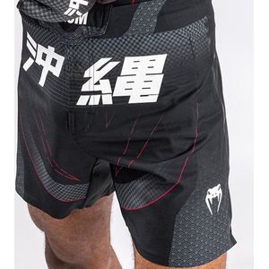 Venum OKINAWA 3.0 Vechtsportbroek Fightshort Zwart Rood - XL - Jeans Maat 36
