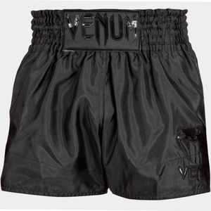 Venum - Classic - Muay Thai Kickboks Short - Zwart - Licht en Flexibel Polyester