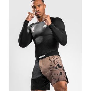 Venum Reorg Rash Guard Lange Mouwen Zwart - XXL