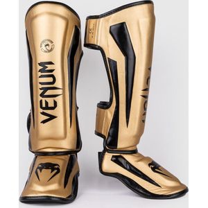 Venum Elite Standup scheenbeschermers – goud/zwart – L