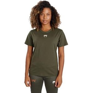 VENUM, UFC Adrenaline by Women's Fight Week T-shirt van katoen, korte mouwen, kaki, XL, kaki, XL