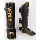 Venum Challenger Standup Shin Guards- Black/Gold - XL